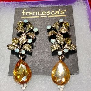 Nwt Francesca's Vintage Earrings